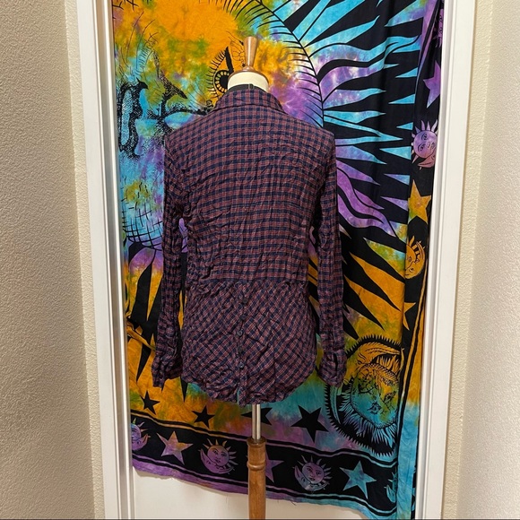 🌈 Lovely plaid button detail top - Picture 7 of 11